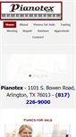 Mobile Screenshot of pianotex.com